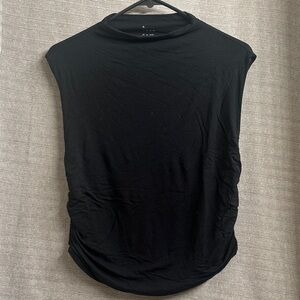 a new day Black Muscle Tee